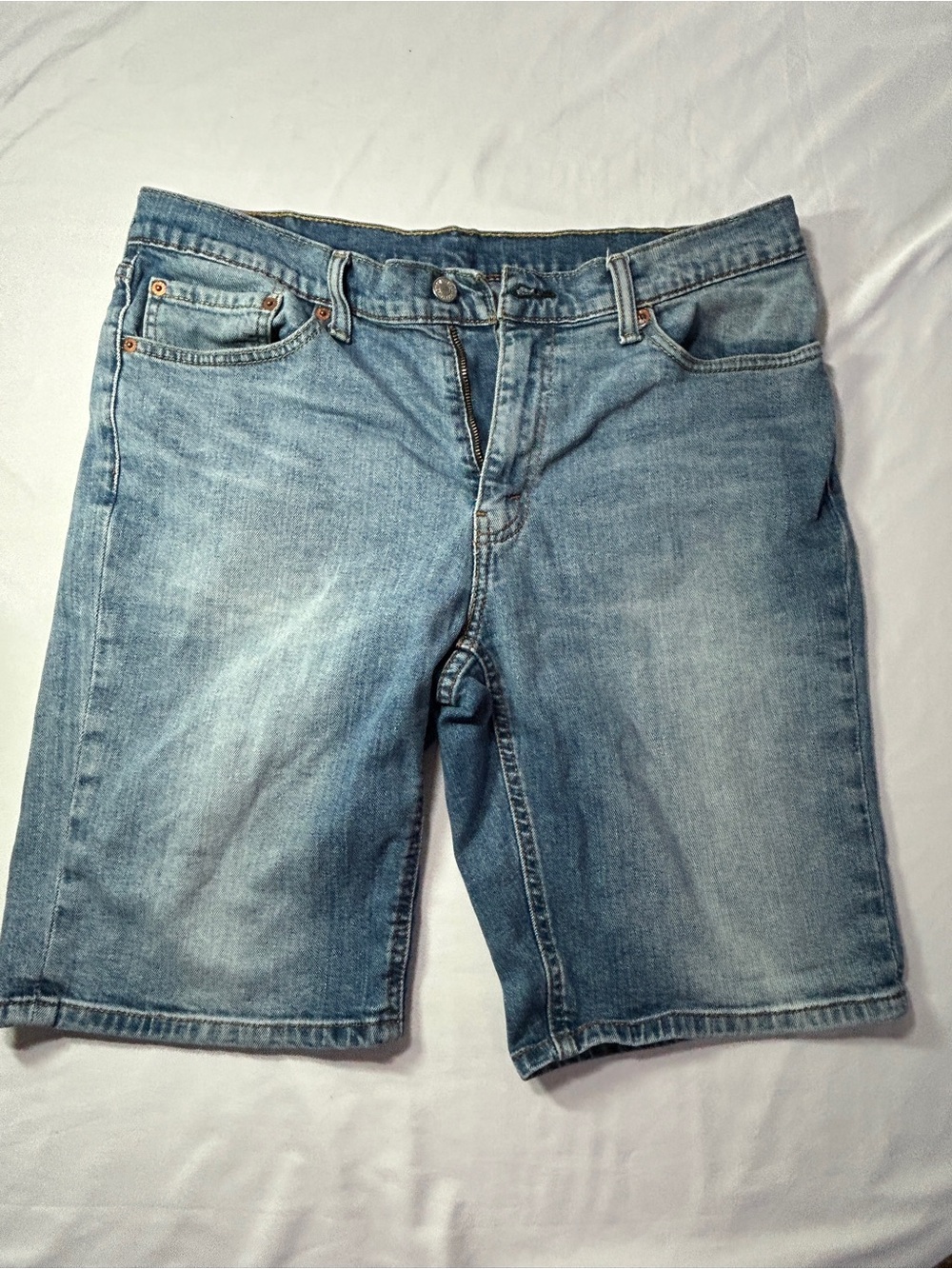 Levi's Light Blue Denim Jean Shorts